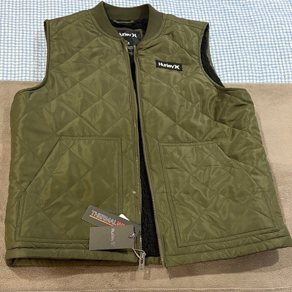 SOLD OUT!!! Brand New Hurley Quilted Vest with ThermalWall Insulation